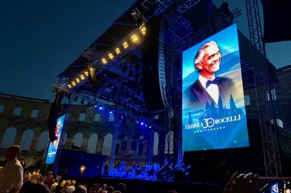 Andrea Bocelli obilježio 30 godina karijere u Areni Pula